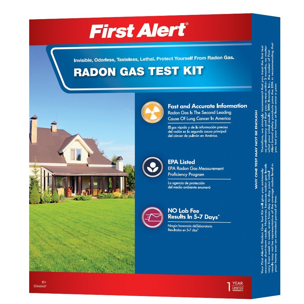 radon air test kit